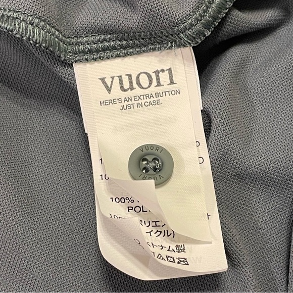 VUORI NWOT Gamepoint Polo in Gray - Picture 5 of 5